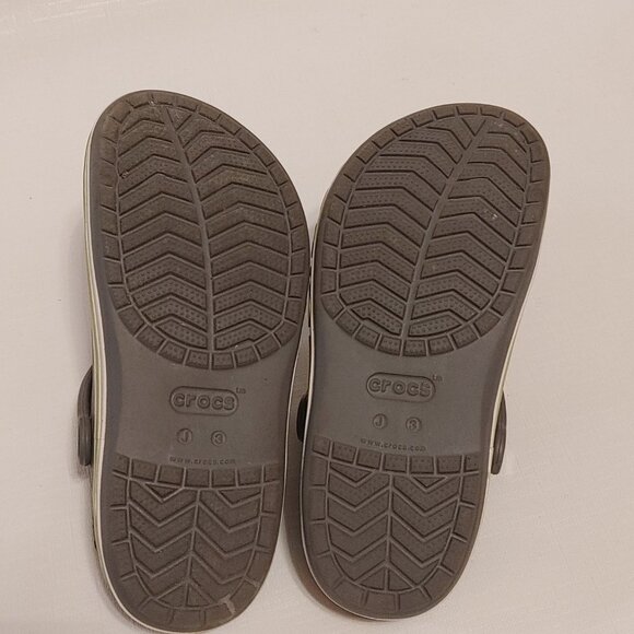 CROCS Bayaband Clog Charcoal Unisex Child Size J3 - Picture 7 of 8